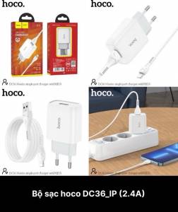 Bộ sạc Hoco dc36 ip 2.4A
