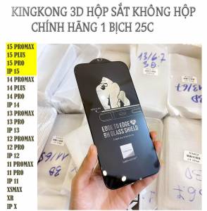 Cường lực KingKong trần chính hãng từ ip7 plus tới 14 pro max WIKOME