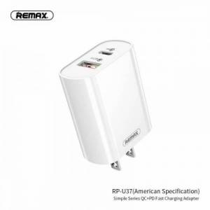 Cóc Remax RP-U37 2 cổng QC3.0+PD 18w