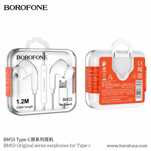 Tai Borofone BM53 chân type-c