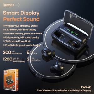 Tai True Wireless Bluetooth Remax TWS-43