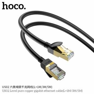 Cáp mạng Hoco Us02 1m Pure Copper CAT 6 Gigabit Ethernet Cable