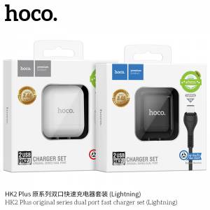 Sạc bộ Hoco HK2 plus ip 3.4A