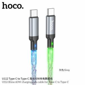 Cáp Hoco U112 c to c 60W đèn LED 1m