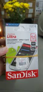 Thẻ nhớ Sandisk Ultra 100mb/s 64g