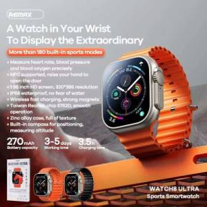 Đồng hồ Smart Watch Remax Watch 8 ULTRA