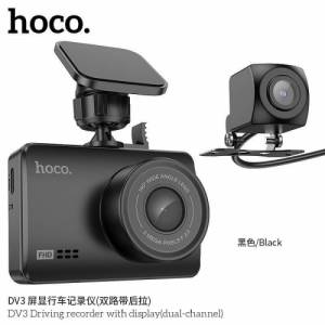 Camera hành trình xe hơi Hoco dv3 2 kênh