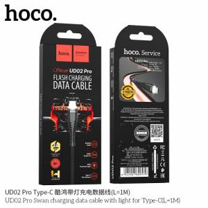 Cáp Hoco ud02 pro type-c 3A 1m (báo đèn)