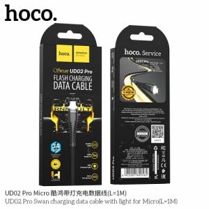 Cáp Hoco ud02 pro micro 3A 1m (báo đèn)