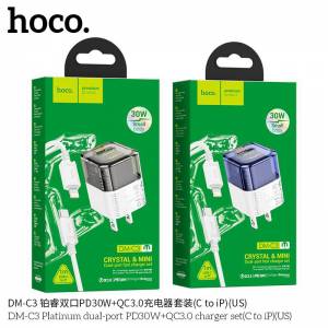 Bộ sạc Hoco DM-C3 c to ip 30W