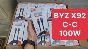 Cáp sạc BYZ x92 c to c 100W 1,2m (V)