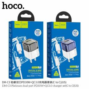 Bộ sạc Hoco DM-C3 c to c 30W