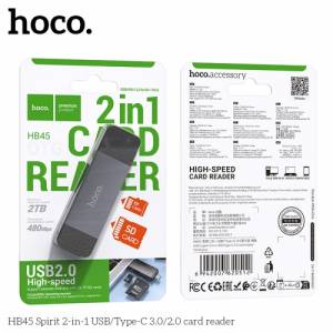 Đầu đọc thẻ Hoco HB45 usb/type-c (2.0)