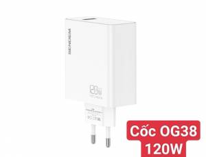 Cóc sạc Sendem og38 120W (hỗ trợ Xiaomi)