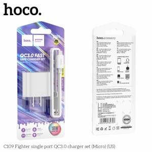Bộ sạc Hoco C109 micro 1U 18W