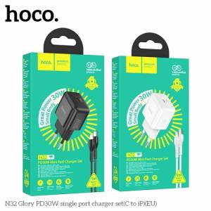Bộ sạc Hoco n32 c to ip 30W (EU)