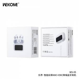 Tai nghe Bluetooth khử tiếng ồn WEKOME ws-05・Màn hình màu thông minh ANC+ENC