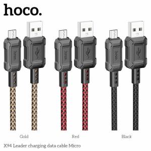 Cáp Hoco x94 micro 2.4A 1m