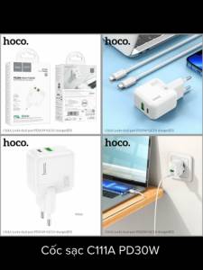 Cóc sạc Hoco c111a 1U1C 30W (EU)