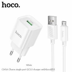 Bộ sạc Hoco c145a micro 1U 18W (EU)