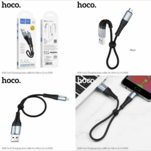 Cáp ngắn Hoco x38 micro 2.4A 25cm