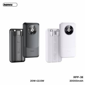 Sạc dự phòng Remax rpp-38 20000mAh 22.5W kèm cáp