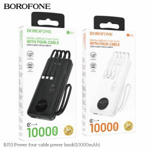 Sạc dự phòng Borofone bj53 10000mAh kèm cáp màn hình LED