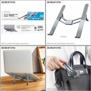 Giá đỡ laptop gấp bằng kim loại Borofone Graceful BH117