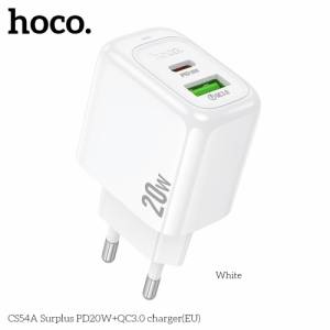 Cóc sạc Hoco cs54a 1U1C 20W (EU)