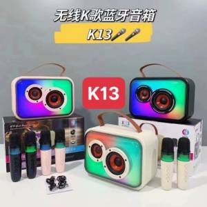 Loa Karaoke Bluetooth k13 Kèm 2 Micro