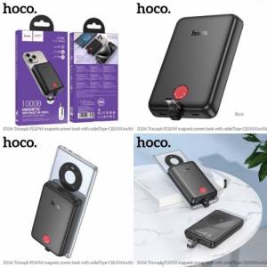 Sạc dự phòng từ tính Hoco j133a 10000mAh 20W kèm cáp type-c