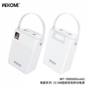 Sạc dự phòng WEKOME wp-78 80000mAh 22.5W