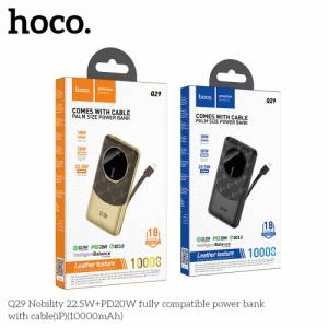 Sạc dự phòng Hoco q29 10000mAh 22.5W kèm cáp ip