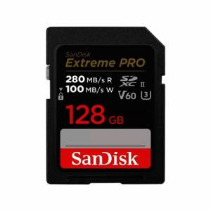 SanDisk Extreme PRO 128GB V60 UHS-II SD Cards, 280/100MB/s,V60,C10,UHS-II, for 6K Video Recording