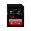 sandisk-extreme-pro-64gb-v60-uhs-ii-sd-cards-280/100mb/sv60c10uhs-ii-for-6k-video-recording - ảnh nhỏ  1