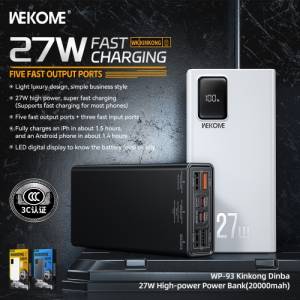 Sạc dự phòng WEKOME wp-93 20000mAh 27W