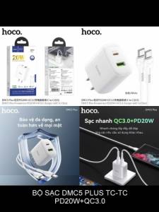 Bộ sạc Hoco dmc5 plus c to c 1U1C 20W