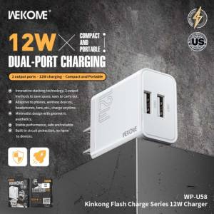 Cóc sạc WEKOME WP-U58 2U 12W