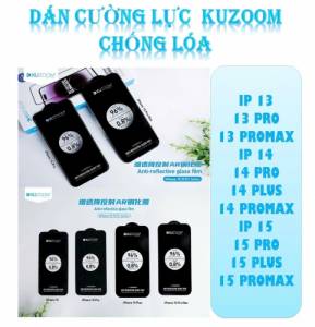 Cường lực Kuzoom chống lóa từ iphone 13 tới 15 pro max