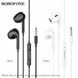 Tai nghe dây Borofone BM30 Max 3.5mm kèm mic