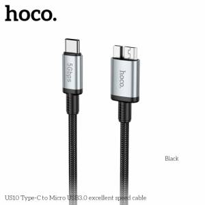 Cáp sạc tốc độ cao Hoco US10 Type-C to Micro USB3.0 50cm