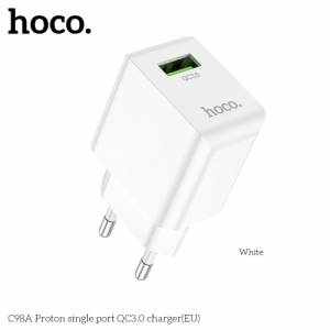 Cóc sạc 1 cổng Hoco C98A 18W QC3.0 (EU)