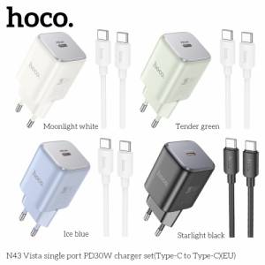 Bộ sạc 1 cổng Hoco N43 c to c PD30W (EU)