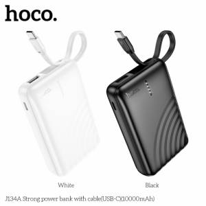 Sạc dự phòng siêu nhỏ Hoco J134A 10000mAh kèm cáp type-c