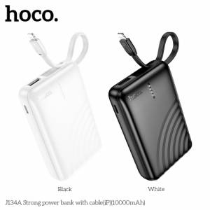 Sạc dự phòng siêu nhỏ Hoco J134A 10000mAh kèm cáp ip