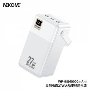 Sạc dự phòng công suất cao WEKOME Kinkong WP-98 60000mAh 27W