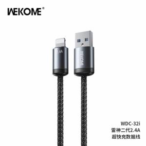 Cáp sạc siêu nhanh bằng hợp kim nhôm cao cấp WEKOME WDC-32i ip 2.4A 1m