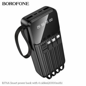 Sạc dự phòng Borofone BJ76A 20000mAh có 4 dây cáp